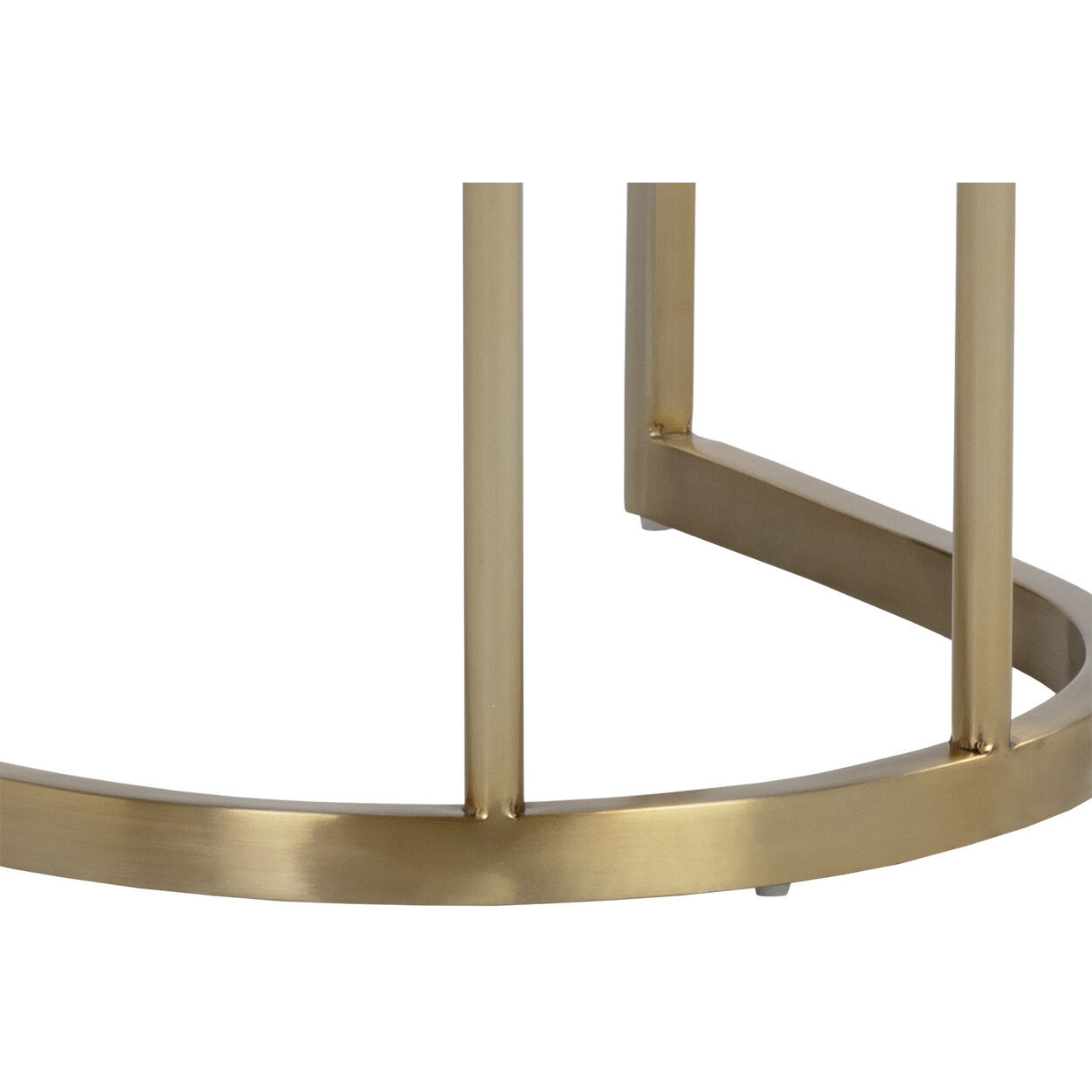 Larissa 34.5 inch Napa Cognac / Rhea Light Barley Counter Stool